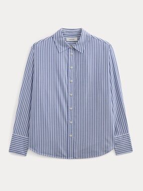 Everlane Blue Stripe Button-Down Shirt